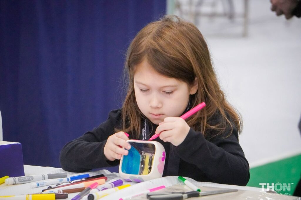 Art therapy for children fighting childhood cancer